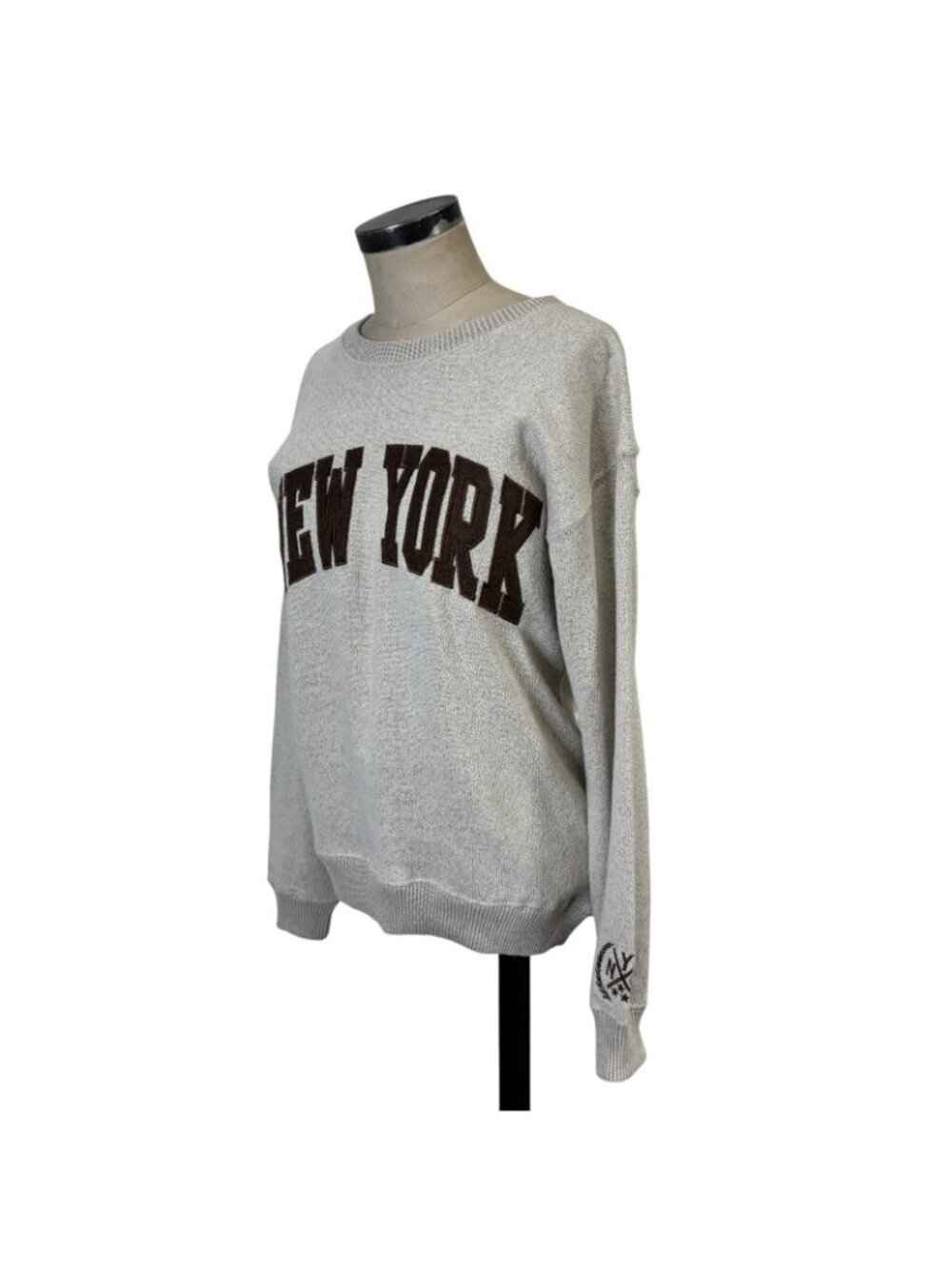 NEW YORK Spell Out Crewneck Sweatshirt Small - Picture 3 of 9